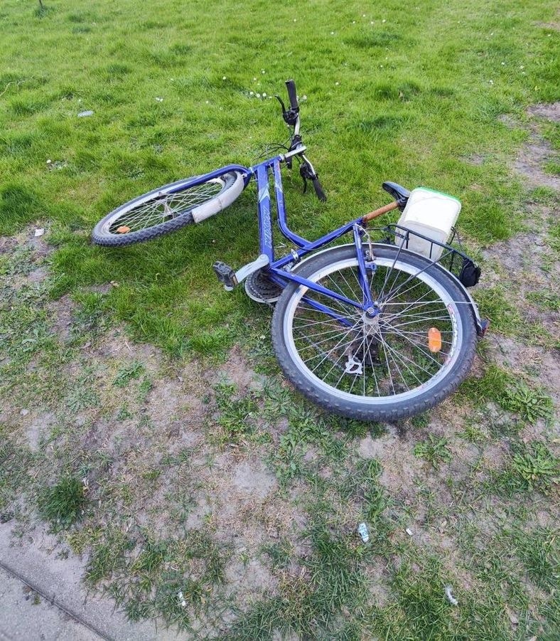 pijani rowerzyści w powiecie