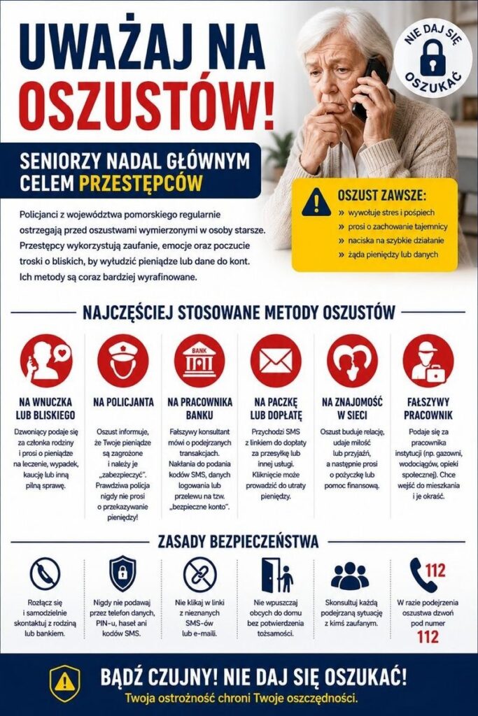 oszustwa na seniorach