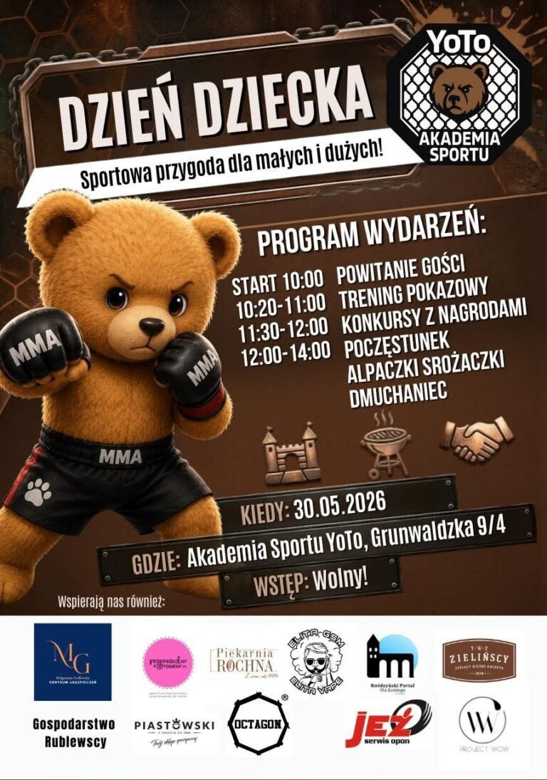Dzień Dziecka Kwidzyn. Sportowa zabawa z Akademią YoTo