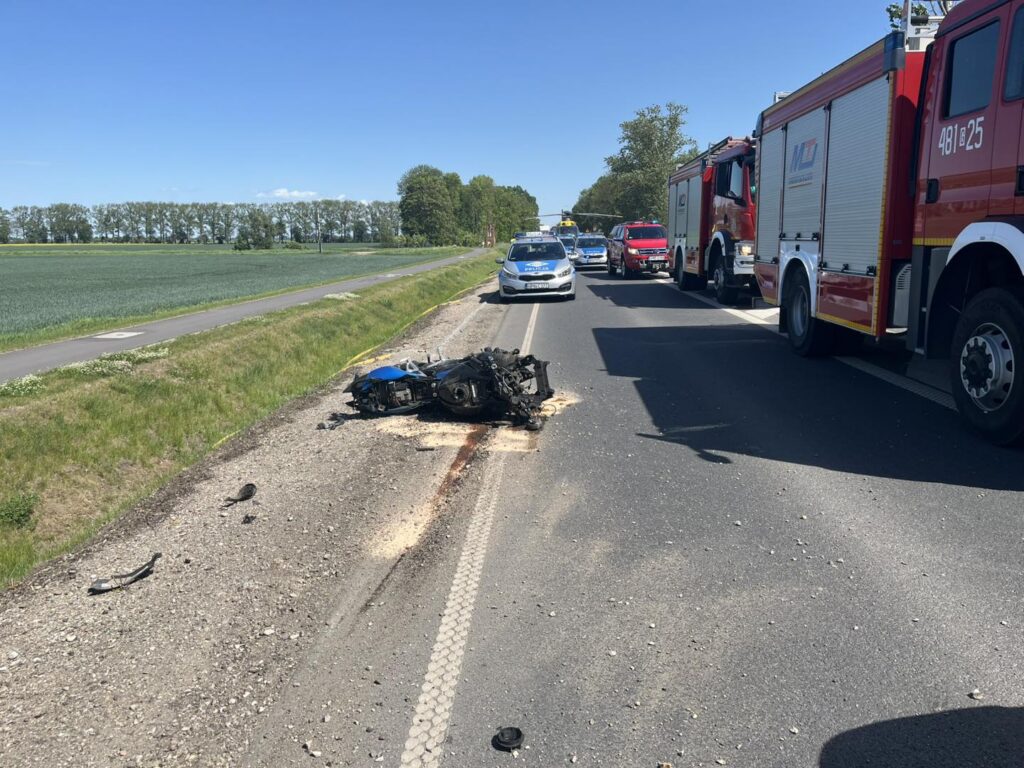 Wypadek w Gnojewie