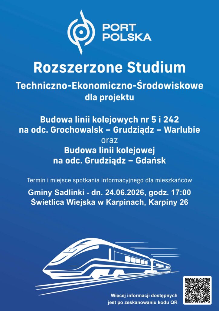 Planowana linia kolejowa i spotkanie konsultacyjne w Karpinach