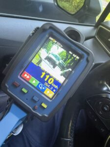 Kontrola prędkości na trasie Kwidzyn–Miłosna – kierowca Mercedesa jechał 110 km/h