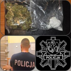 Marihuana i amfetamina zabezpieczone przez policjantów w Sadlinkach