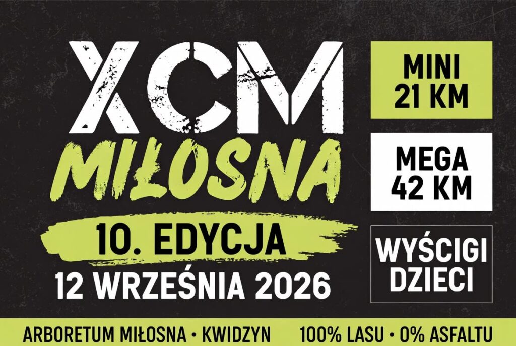Zawodnicy podczas wyścigu rowerowego XCM Miłosna w Kwidzynie