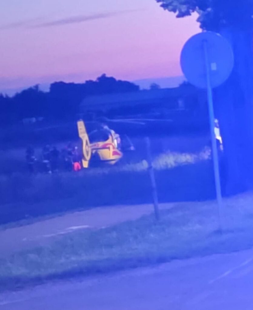 Wypadek na trasie Kwidzyn–Rakowiec na DW521