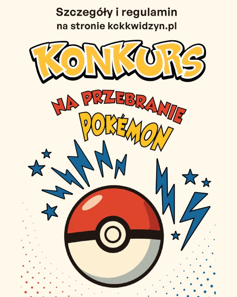 Konkurs na najlepsze przebranie Świat Pokémon w Kwidzynie – 28 sierpnia 2026