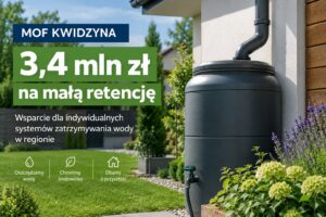 Mała retencja w MOF Kwidzyna – 3,4 mln zł na projekt