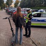 Policjanci podczas działań SZKOŁA w Kwidzynie