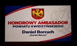 Daniel Bloom Honorowym Ambasadorem Powiatu Kwidzyńskiego